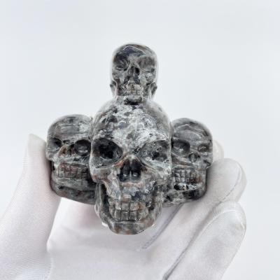 China Wholesale high quality natural crystal meditation china fengshui stone healing flame stone skulls for decoration gifts for sale