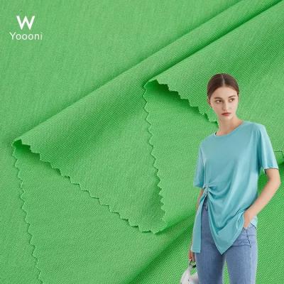 China Pill Whosale China Textiles And Fabrics 170g Breathable Anti Cooling Knit Plain Jersey Fabrics For T Shirt Clothing for sale