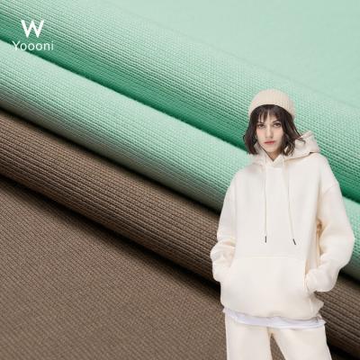 China 320gsm/Terry French Knit Fabric For Cotton Hoodie Anti Pill Anti Pill Airspace Polyester Sweater for sale