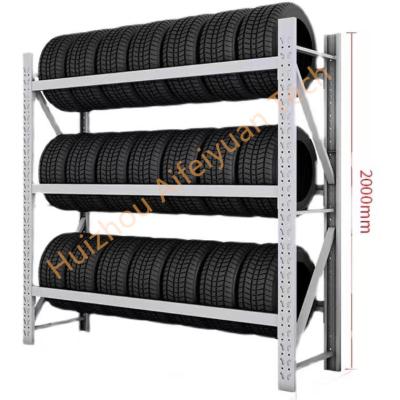 China Corrosion Protection Warehouse Pallet Racking Tire Storage Stacking Racks for sale