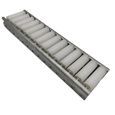 China Transportation Aluminium Gravity Carton Flow Roller Track For Sliding Rack System for sale