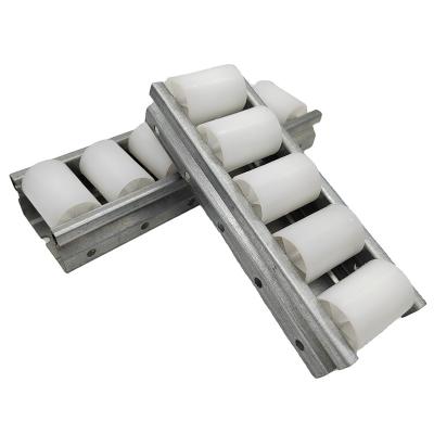 China Transportation Factory Price Plastic Wheel Flow Rail Roller Track For Sliding Shelf Rack System for sale