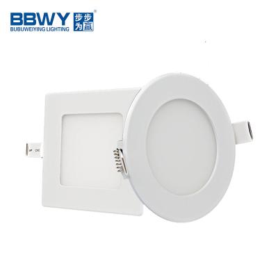 China Modern factory price wholesale slim round recessed 6w 9w 15w 18w 24w led panel light for sale