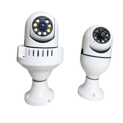 China Human Motion Tracking Camera Smoke Detector E27 Night Version Home Security WiFi PTZ Camera Smoke Detector E27 Indoor Remote Bulb Camera for sale