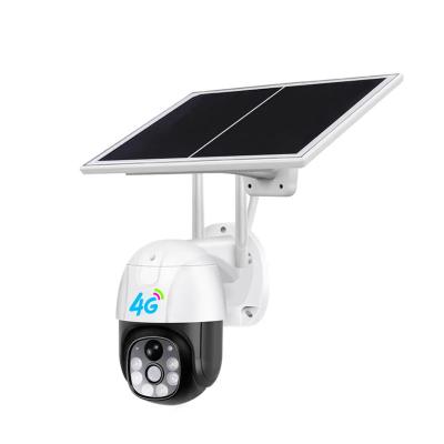 China Human Motion Tracking IP66 1080P Solar Battery Powered Camera IP66 Waterproof Solar Power CCTV 4G Solar Powered IP PTZ Camera for sale