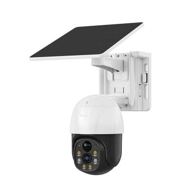 China Built-in Siren Network CCTV Connected to New Ptz Mobile Phone Wireless IP Camera Full Color Wifi Night Vision Camera V380 for sale