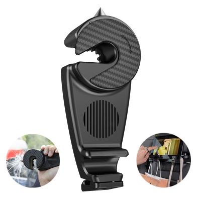 China Multifunctional Car Seat Headrest Hook Cell Phone Holder Storage Car Hook Back Seat Invisible Hook for sale