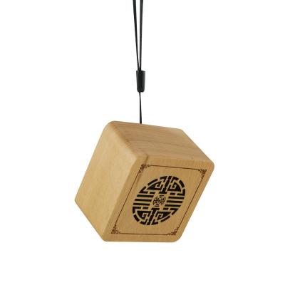 China A2 Wireless Speaker Mini Portable Speaker with Outdoor Strap Speaker Wooden Box for sale