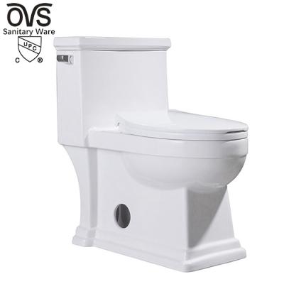 China Dual-Flush sanitary wares toilets elongated bathroom commode toilets one piece ceramic chaozhou for sale