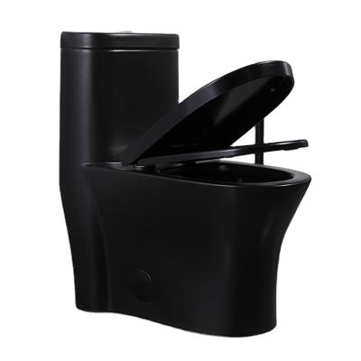 China Dual-Flush Chaozhou Ceramic Modern 1 Piece Toilet With PP Seat Cover for sale