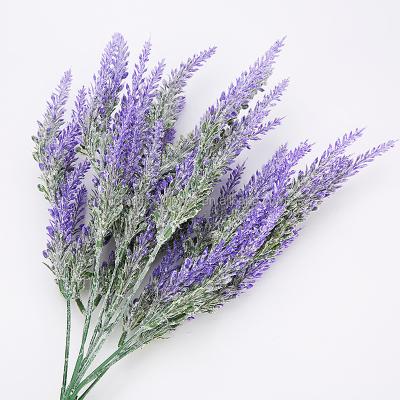 China Wedding Indor Home Hotel Decor Gift C02 Home Decor Gift C02 Lavender Artificial Flower Arrangement Lavender Bouquet Foliage Leaf Stem Mother's Day Gifts for sale