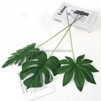 China Feel Fabric E26 Plastic Decorative Artificial Turtle Plants Green Alocasia Leaves Garden Home Decor Bouquet Grass Plant Maple Leaf for sale