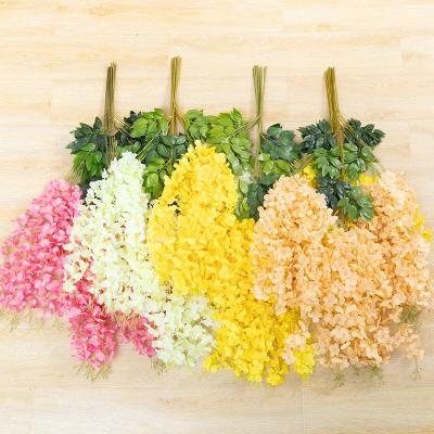 China B242A beautiful colorful artificial flower wedding decoration atmosphere cheap layout supplies simulation wisteria flowers for sale