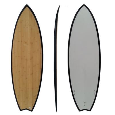 China Top End Unisex Best Selling Bamboo Veneer Fish Surfboard for sale