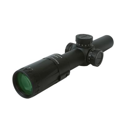 China Hunting Cheap Tactical Sports Schmidt Bender 1.2-6X24IR Riflescope Sniper Hunting Long Range Airsoft Optic Scopes for sale