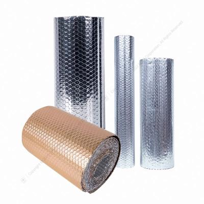 China Low MOQ Thermal Reflective Materials Aluminum Foil Double Air Bubble Insulationtthermal Heat Insulation Material For Roof Attic for sale