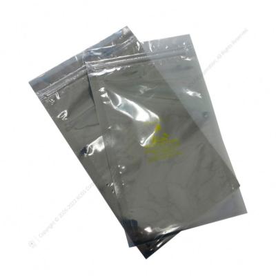 China Custom ESD Packaging Industrial Electronics ESD Top Open Packaging Bag Dustproof Zip Lock Protecting Bags For Electronics for sale