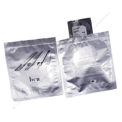 China Wholesale ESD Sealable Aluminum Foil Packaging Anti-static Packaging Laminate Industrial Electronics Opaque Bags For Electronics Shield for sale