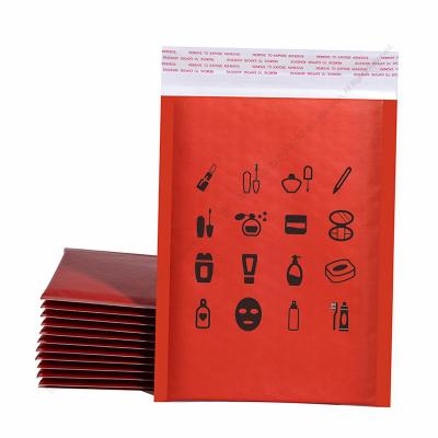 China Eco Friendly Impact Resistance Kraft Paper Bubble Mailer Bags Biodegradable Padded Bubble Envelope Air Mailing Bags for sale