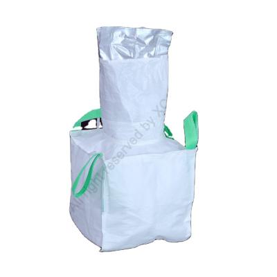 China Custom Aluminum Bulk Ton Bag Anti Static Foil FIBC Moisture Proof Liner Moisture Proof For Battery Scraps for sale