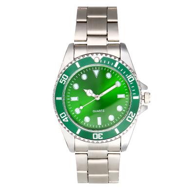 China New Business Men's Luminous Leisure Ghost Water Green Simple Quartz Men's Steel Belt Watch Fashion Watches for sale