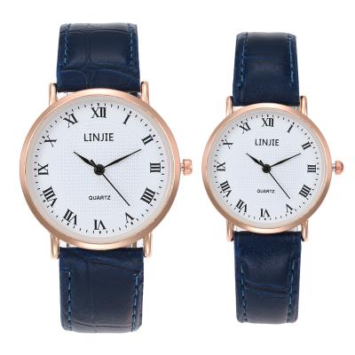 China Foreign trade style simple hot lovers quartz watch fashion simple Korean trend creative roman leather watch for sale