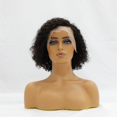 China Swiss Braid Wig Bestselling Quality China Manufacture Human Bob Real Person Curly Hair Lace Short Set for sale