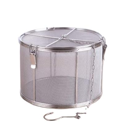 China Sustainable Sieve Stainless Steel Strainer Cooking Spice Condenser Soup Bag Commercial Stainless Strainer Basket for sale