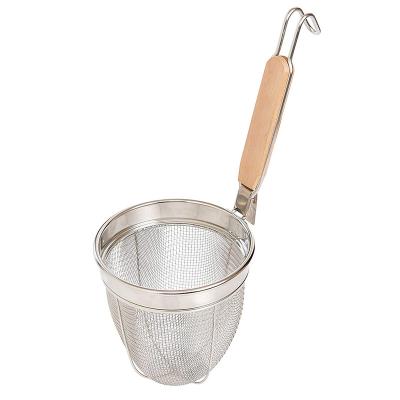 China Viable Kimmer Spoons, Professional Kitchen Skimmer Pocket, Long Handle Strainer for Kitchen Deep Fryer, Pasta, Spaghetti, Noodle for sale