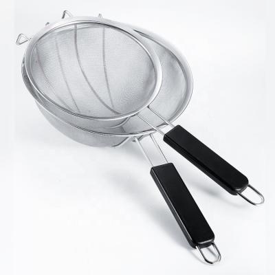 China Sustainable Premium Stainless Steel Wire Mesh Basket Set Fine Mesh Strainer for sale