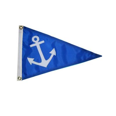 China High Quality Single Or Double Side Hanging Printing OEM Custom Boat Flags for sale