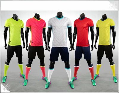 China Light Weight Custom Skin-friendly Sports Tank Top Sets Football Club Short Sleeve Suit for sale