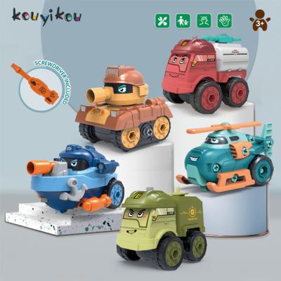 China Amazon Hot Selling Dinosaur Diecast Disassembly Other Vehicle Toy Car For Kid 30*32cm for sale