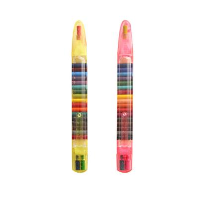 China 4Pcs Pencils 20 Colors Pencils 20 Colors Drawing Pencils Plastic Creative Graffiti Pencil For Children Painting Stationery Drawing Supplies for sale