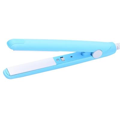 China 2020 New Outdoor Electronic Ceramic Fast Hair Straightener Mini Hair Flat Iron Wet /Dryer Portable Straightening for sale