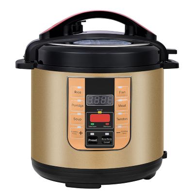 China Wholesale 800W Smart 8-In-1 8-In-1 Pressure Adjustable Multicooker 4Qt Pot 24 Hour Preset Aluminum Electric Pressure Cooker for sale