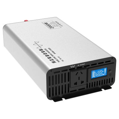 China Pure Sine Wave Inverter 12V 24V 48V 60V 72V 2000W DC To 110V/120V Full Power AC Power Inverter 360*173*76mm (L*W*H) for sale