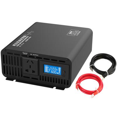 China 48V 60V 72V DC To AC 110v 220v Pure Sine Wave Power Inverter 600W High Efficiency Power Inverter 288*173*76mm (L*W*H) for sale