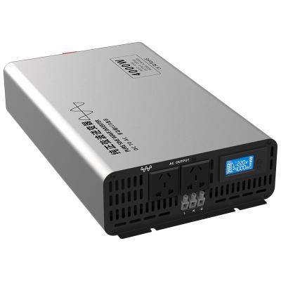 China pure sine wave inverter DC12V 24V 48V 60V 72V 96V 4kw to power AC110V or 220V inverter 4000W 400*242*88mm (L*W*H) for sale