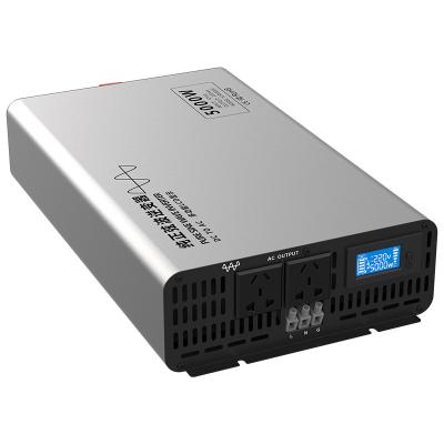 China pure sine wave inverter DC12V 24V 48V 60V 72V 96V 5kw to power AC110V or 220V inverter 5000W 400*242*88mm (L*W*H) for sale