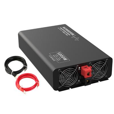 China DC to 5000W AC Inverter 24v 48V 60V 72V to 110V 220v 5KW Inverter Power Inverter Pure Sine Wave Off Grid 420*242*88mm (L*W*H) for sale