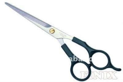 China Japanese Hairdressing Scissors ABS Plastic Handle Stainless Steel Hair Scissors for sale