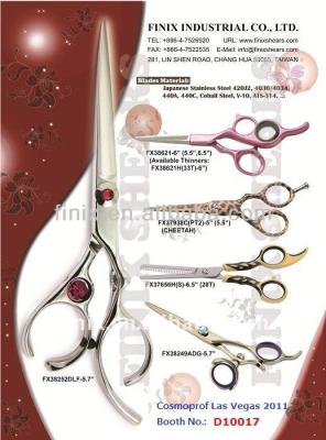 China Japanese Professional Hair Scissors Hitachi 440C Best Hair Cutting Scissors for sale