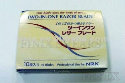 China NRK Feather and Two-in-One Razor Haircut Blades FX39100-NRK10 for sale