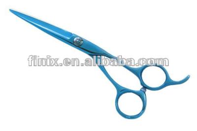 China Titanium Professional Hairdressing Scissors Blue Hair Cutting Scissors (Tesouras do cabelo) for sale