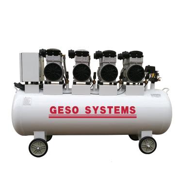 China Silent Oil Free Piston High Pressure Air Compressor for sale