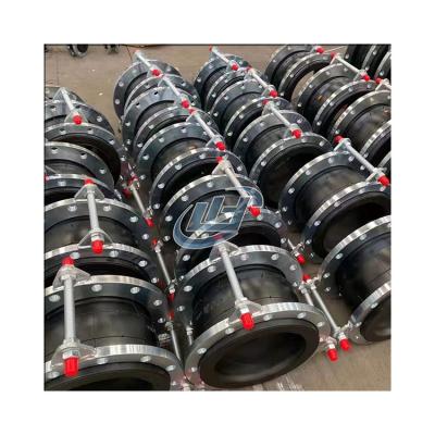 China High Durability Good Quality Scalability Super Flexible Single Ball Bellows Pipe Flexible Rubber Gasket With Tie Rods for sale