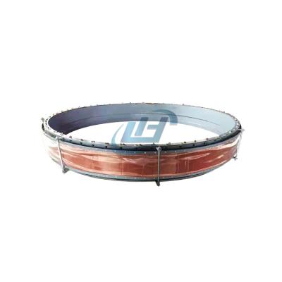 China Fabric Fiber Heat Air Duct Compensator Duct Around Heavy Duty Fabric Expansion Joints For Gas Exhaust System for sale