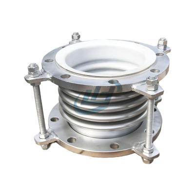 China China Factory Good Quality Water Steel Lined Fixed PTFE Expansion Joint Pipe Compensator Bellows for sale