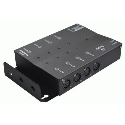 China Stage Lighting DMX Distributor 8 Way DMX Signal Amplifier 8 Channel for sale